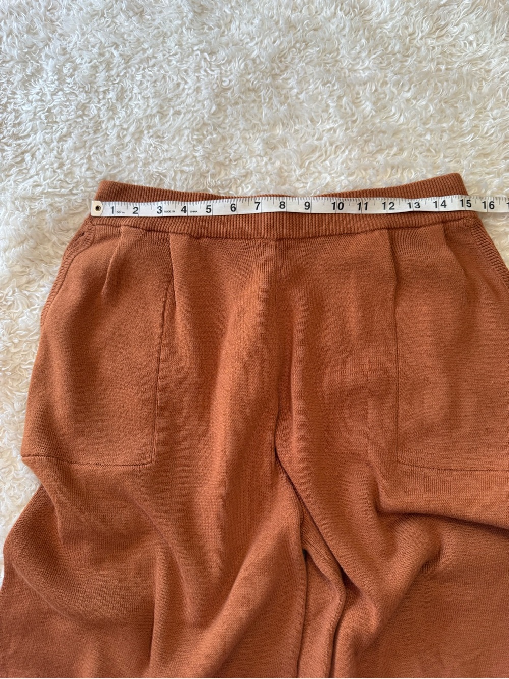 Pretty Garden Chic 100% Cotton Mock Neck Sweater & Jogger Matching Set Large NEW - Picture 5 of 12